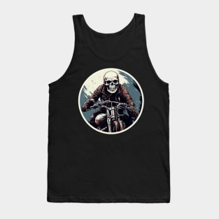 Cool Skeleton Motorcycle Tank Top